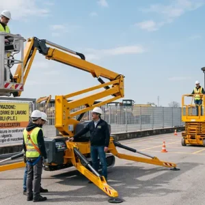 Corso di Formazione conduzione piattaforme di lavoro mobili elevabili (P.L.E.) CON E SENZA STABILIZZATORI